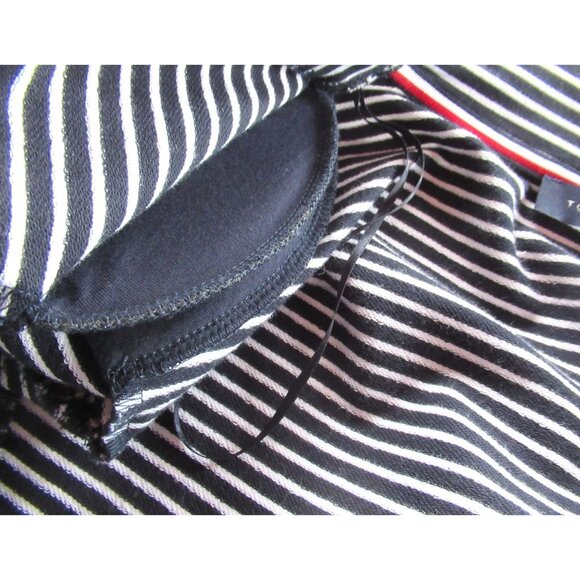 Tommy Hilfiger Women Blazer Open Navy/White Stripes Military-style - Picture 7 of 9